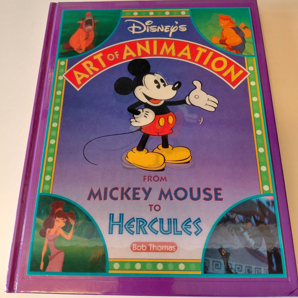Disney's Art of Animation from Mickey Mouse to Hercules 1992 VTG Second Ed HB